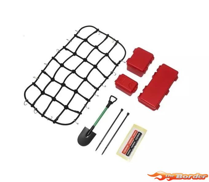 Kyosho Roof Rack Net & Accessories - KC10 Series CLW008BK