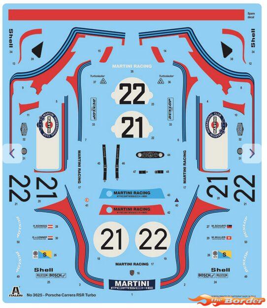 Revell 1/24 Porsche 911 Carrera RSR Turbo Plastic model kit 3625 - Afbeelding 3
