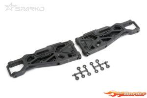 Sparko FT8 Front Lower Suspension Arms (2) SPKF81057