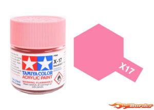Tamiya Acrylic X-17 Pink Gloss - 23ml Bottle 81017