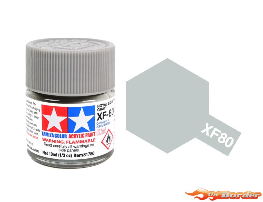 Tamiya Acrylic XF-80 Royal Light Grey - 10ml Bottle 81780