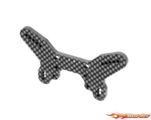 XRAY Front Carbon Shock Tower HS Bulkhead for Wing 2 Dots 362091