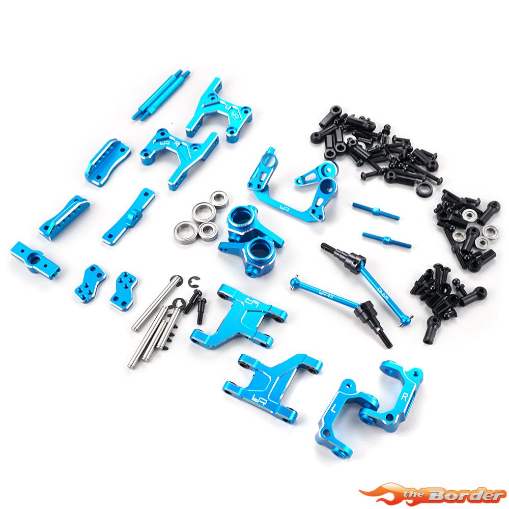Yeah Racing Alum. Essential Conversion Set Tamiya CC-01 Blue TACC-S01BU