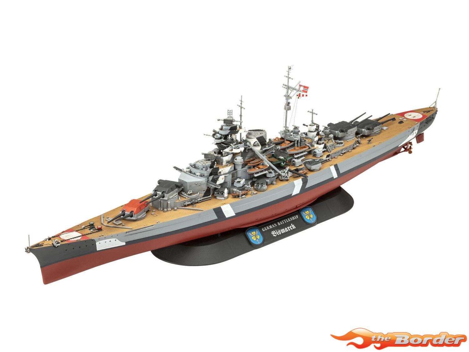 Revell Gift Set The Legendary Bismarck Plastic Modelbouwpakket inclusief Verf 05637 - Afbeelding 7