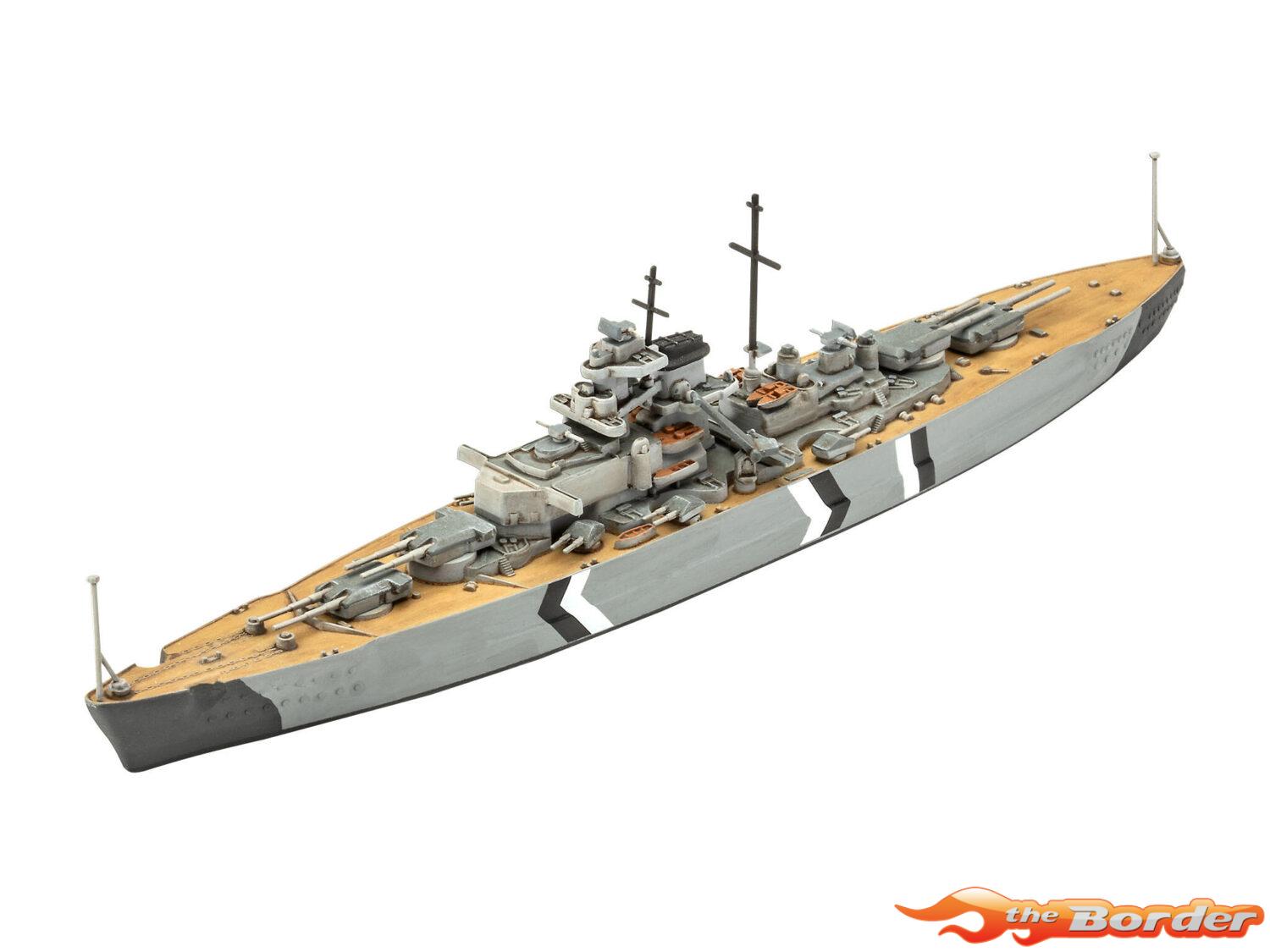 Revell Gift Set The Legendary Bismarck Plastic Modelbouwpakket inclusief Verf 05637 - Afbeelding 2