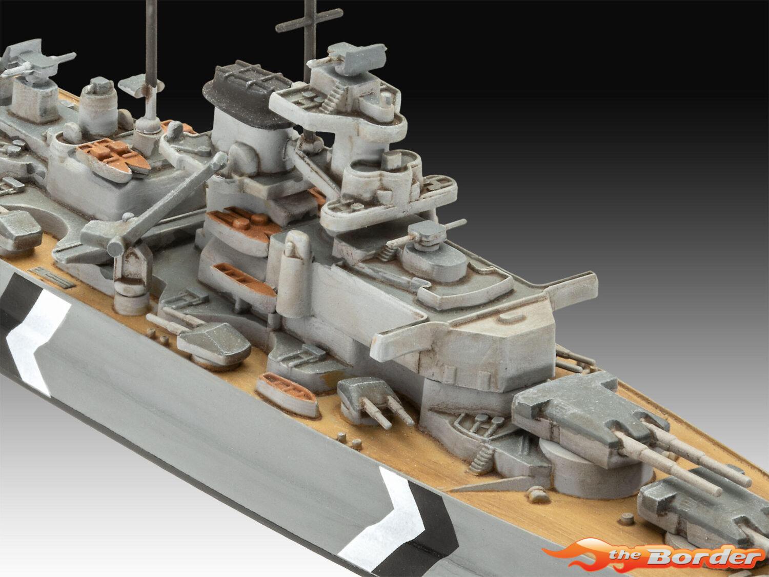 Revell Gift Set The Legendary Bismarck Plastic Modelbouwpakket inclusief Verf 05637 - Afbeelding 3
