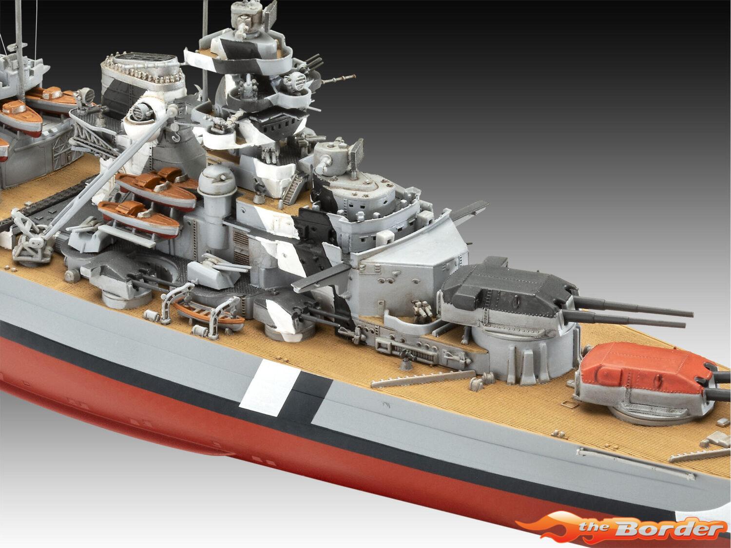 Revell Gift Set The Legendary Bismarck Plastic Modelbouwpakket inclusief Verf 05637 - Afbeelding 4