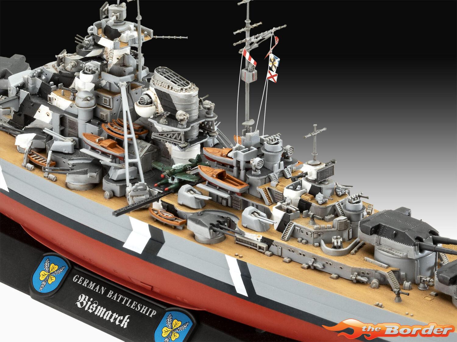 Revell Gift Set The Legendary Bismarck Plastic Modelbouwpakket inclusief Verf 05637 - Afbeelding 5