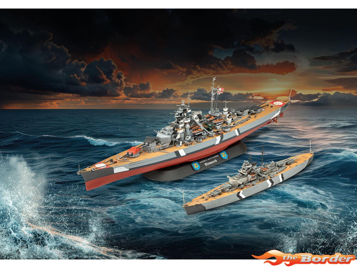 Revell Gift Set The Legendary Bismarck Plastic Modelbouwpakket inclusief Verf 05637 - Afbeelding 9