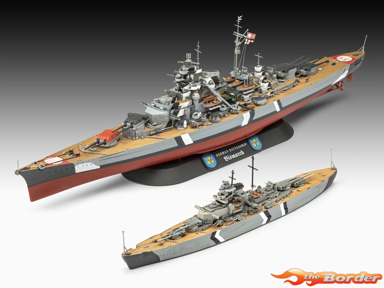 Revell Gift Set The Legendary Bismarck Plastic Modelbouwpakket inclusief Verf 05637 - Afbeelding 10