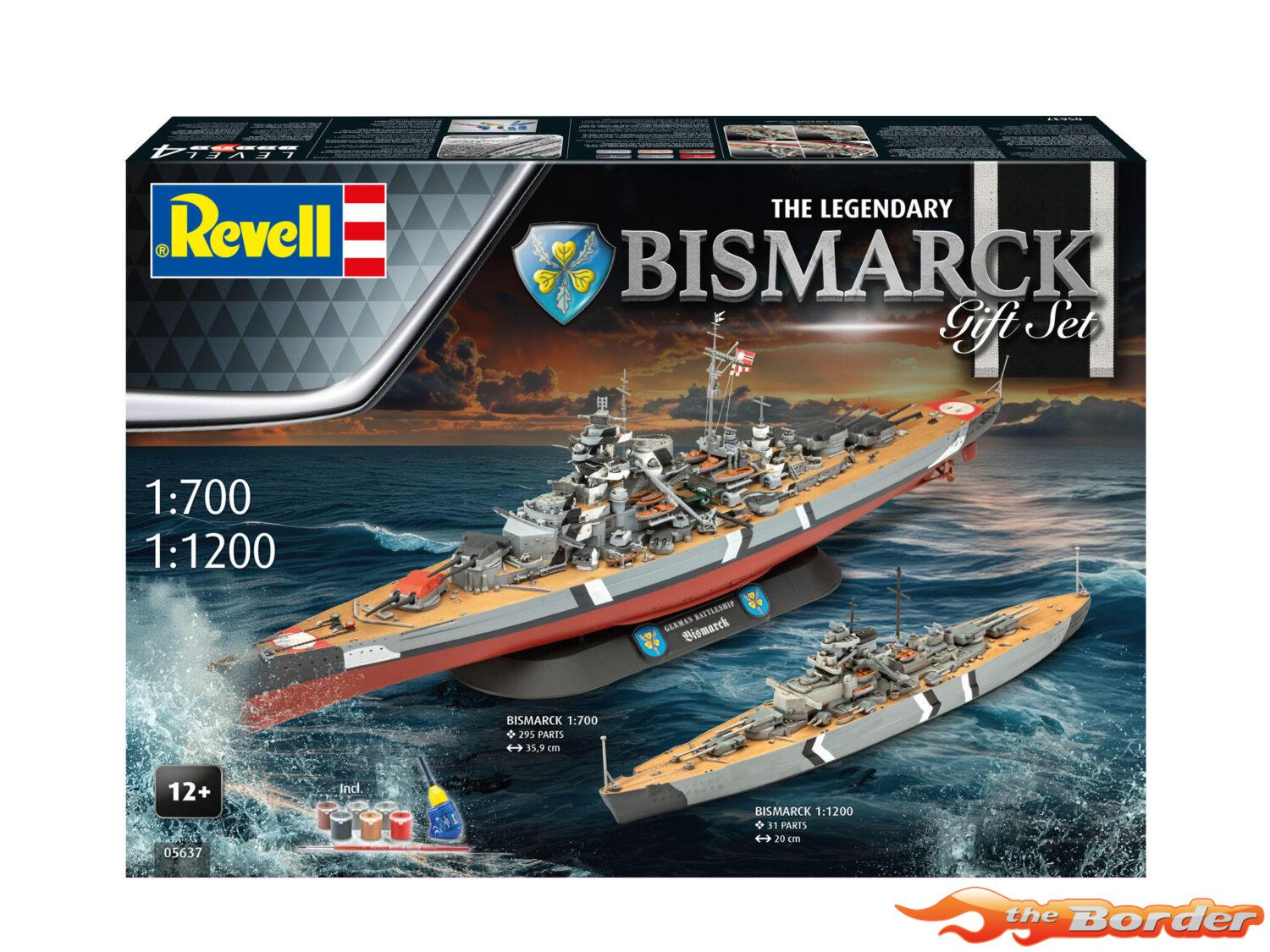 Revell Gift Set The Legendary Bismarck Plastic Modelbouwpakket inclusief Verf 05637 - Afbeelding 11