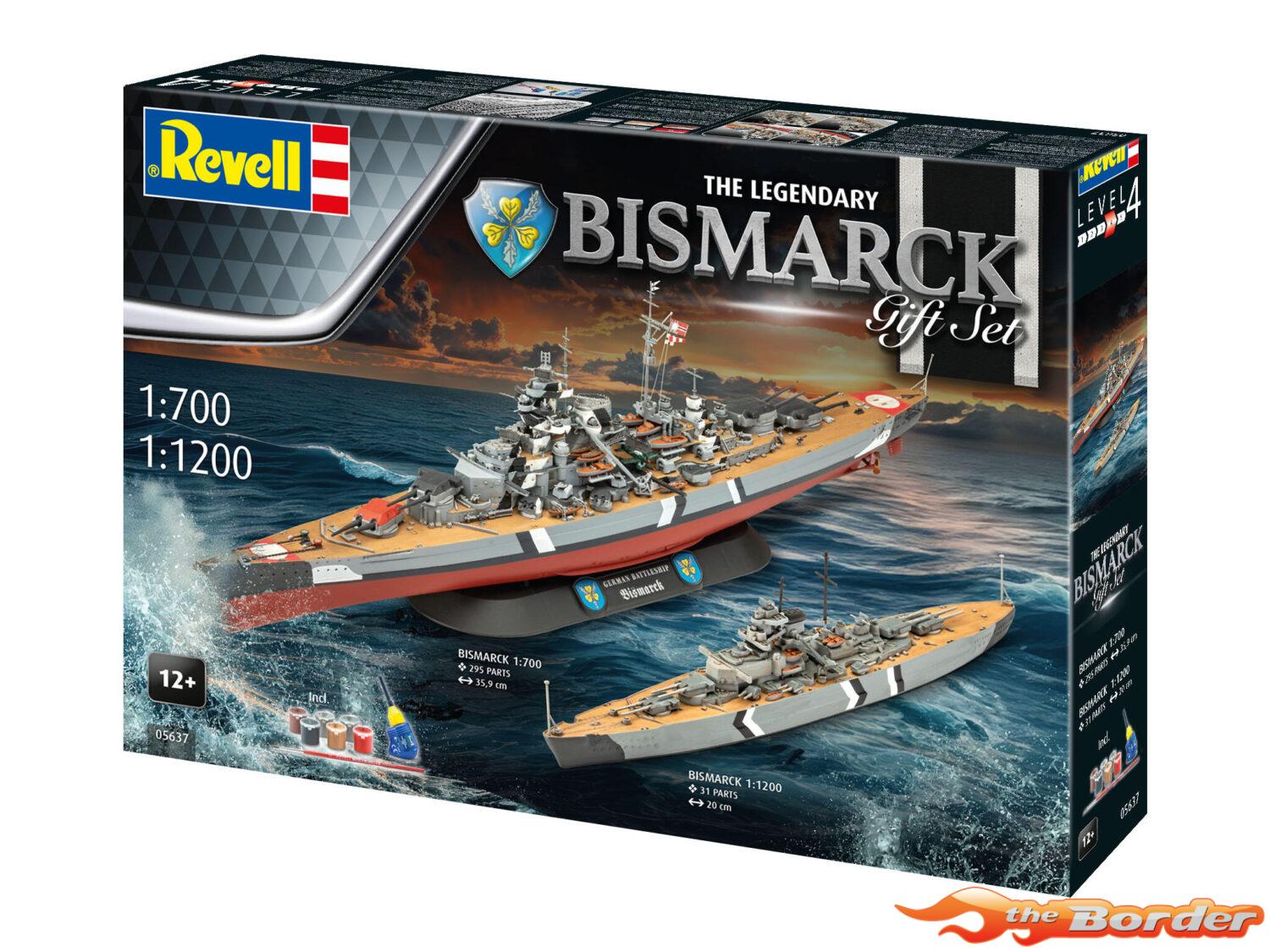 Revell Gift Set The Legendary Bismarck Plastic Modelbouwpakket inclusief Verf 05637 - Afbeelding 12