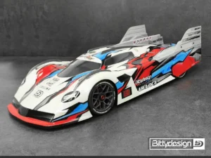Bittydesign VELOCE 1/7 clear Speed-Run body 2mm BD-AR7-VLC
