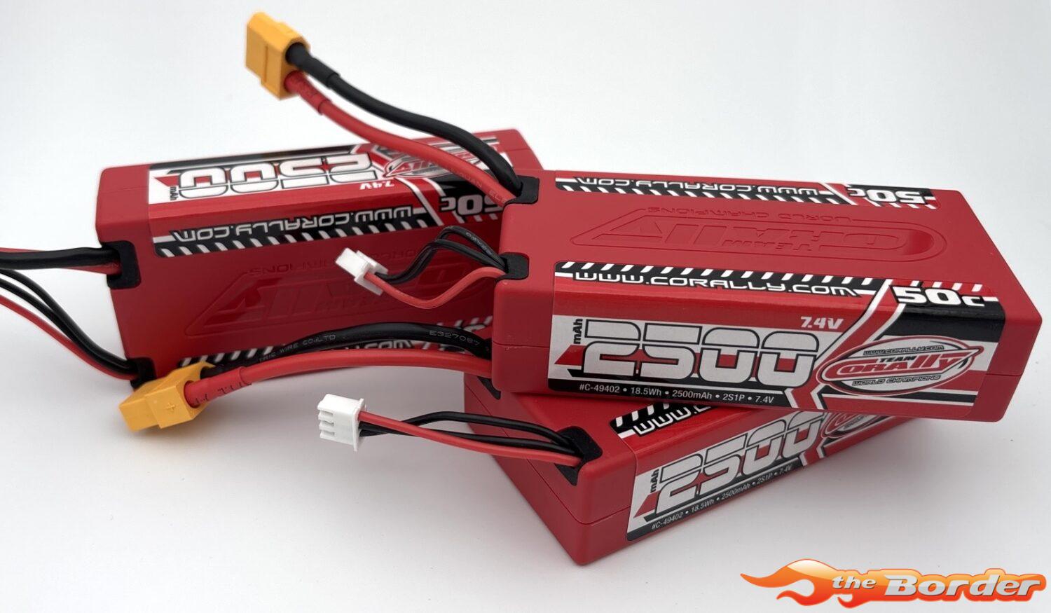 Corally 2500mAh 2S 7.4V 50C XT60 Shorty LiPo (voor 1/12 Furago XD/Punisher XD) C-49402