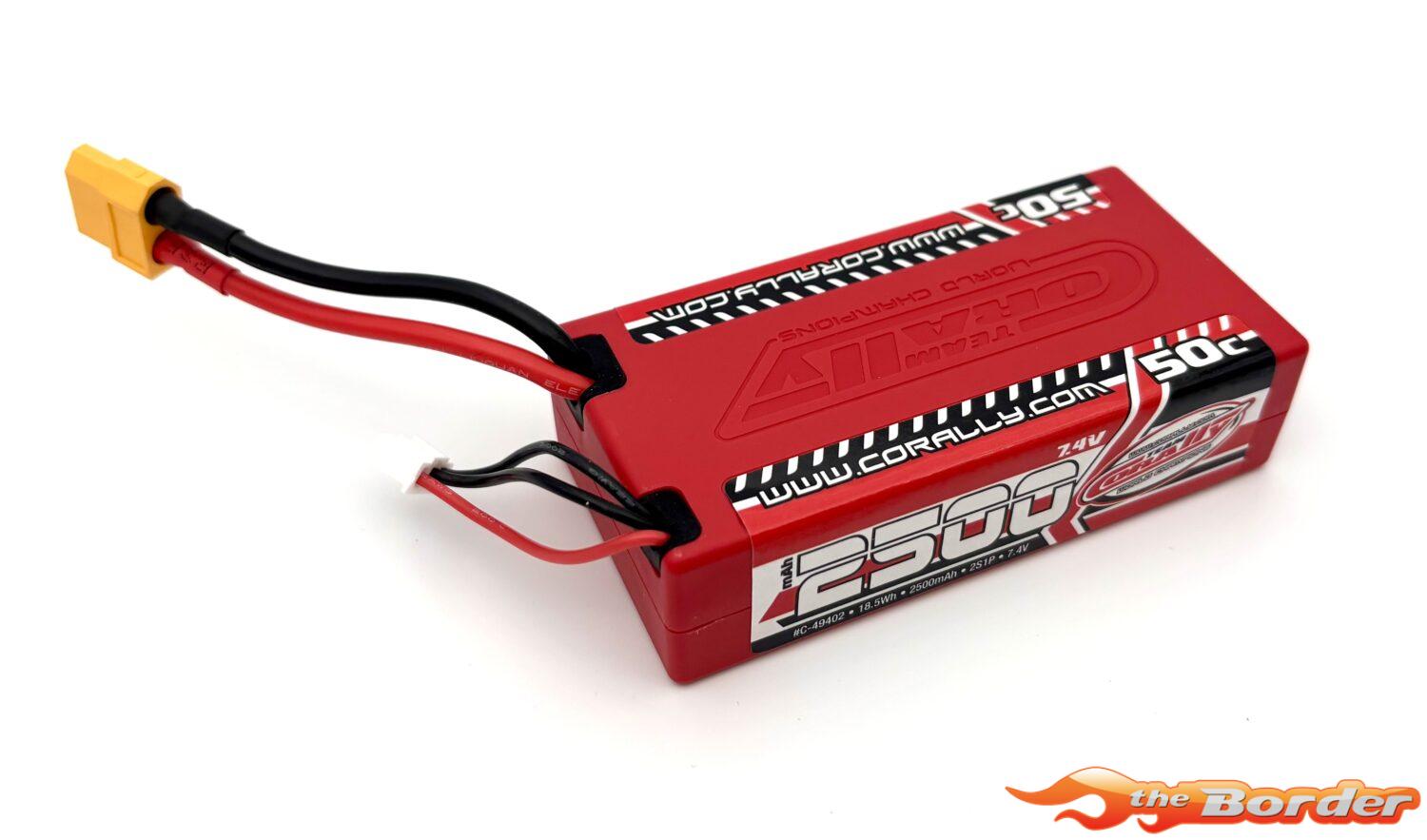 Corally 2500mAh 2S 7.4V 50C XT60 Shorty LiPo (voor 1/12 Furago XD/Punisher XD) C-49402