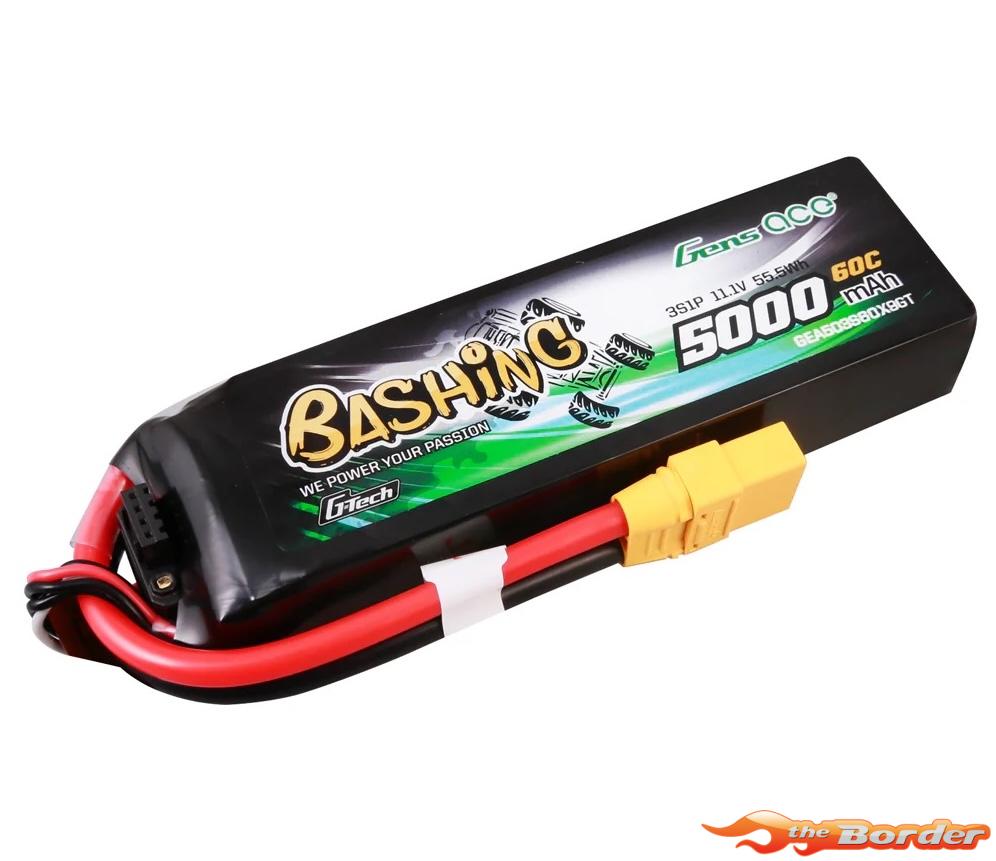 GensAce G-Tech 5000mAh 11.1V 3S 60C LiPo Battery XT90 GEA503S60X9GT - Afbeelding 3