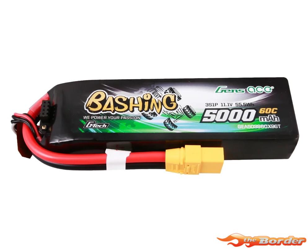 GensAce G-Tech 5000mAh 11.1V 3S 60C LiPo Battery XT90 GEA503S60X9GT
