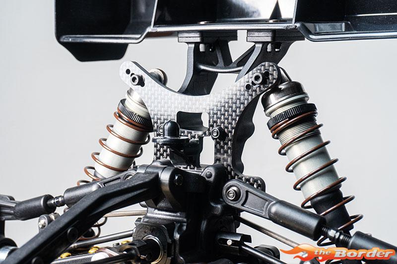 Koswork Carbon 4.0mm Rear Shock Tower for Inferno MP11 KOS04381-19 - Afbeelding 3