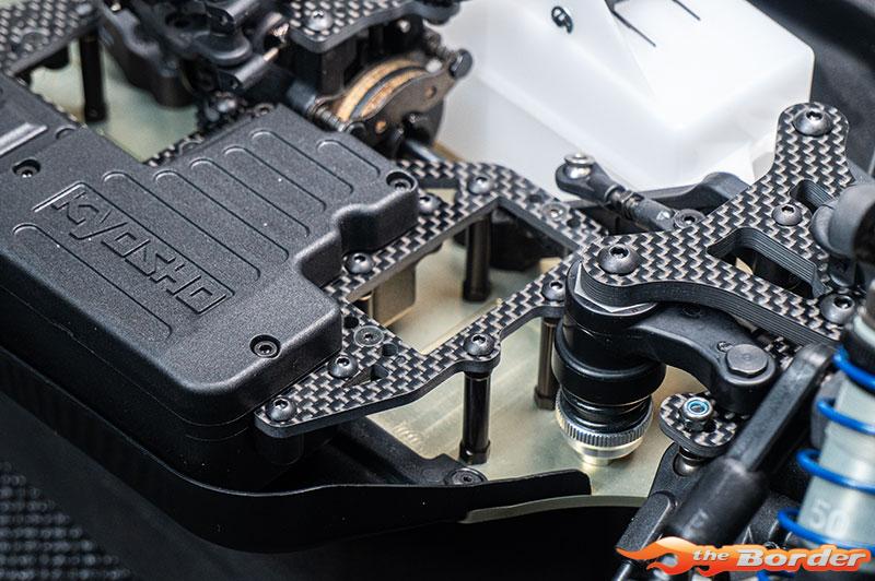 Koswork Carbon Graphite 3.0mm Steering Servo Plate for Inferno MP11 KOS04381-01 - Afbeelding 3