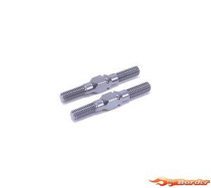 Schumacher Alloy M3 Turnbuckle - 25mm Grey (2) U9493