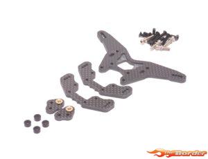 Schumacher Carbon Rear Shock Tower Conversion (STC) High Grip - CAT PB U9441