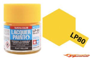 Tamiya Lacquer Paint Flat Yellow LP-80 82180