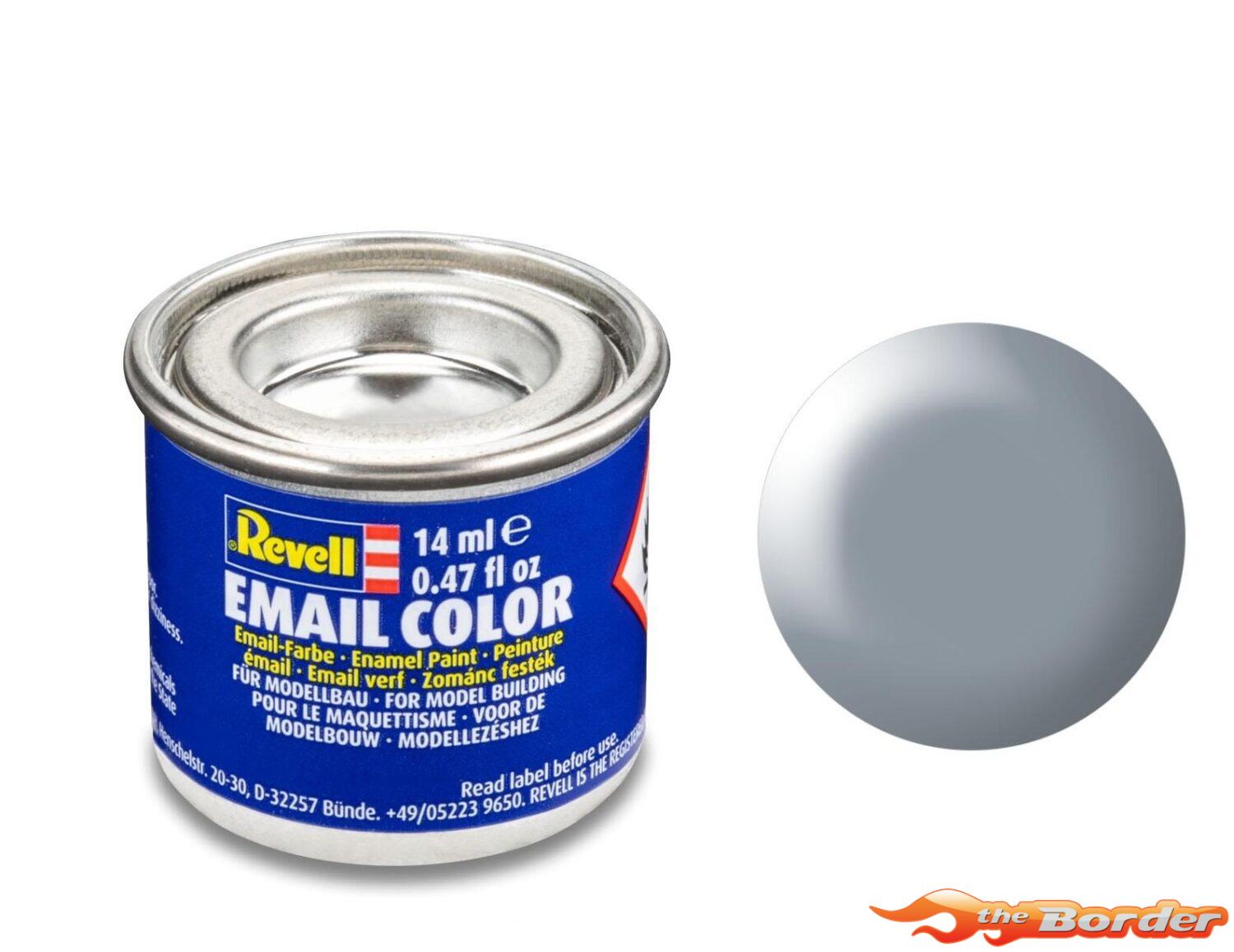 Revell #74 Grijs Zijde Mat RAL 7001 Enamel Paint 14ml 32374