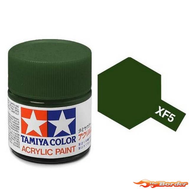 Tamiya Acrylic XF-5 Flat Green - 23ml Bottle 81305