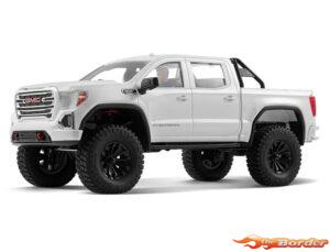 FMS 1/18 GMC Sierra 2019 FXC18 Brushless Crawler RTR White FMS11853RTR-WH-BL
