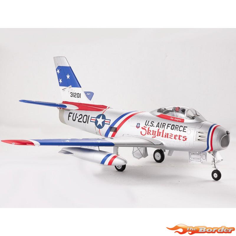FMS 1/10 Jet 80mm EDF F-86 "Skyblazer" PNP Kit FMS 143-BU - Afbeelding 9