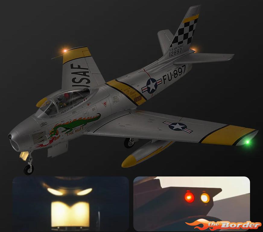 FMS 1/10 Jet 80mm EDF F-86 "Skyblazer" PNP Kit FMS 143-BU - Afbeelding 5
