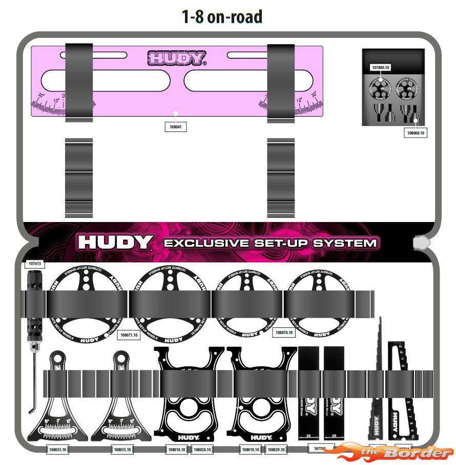 Hudy Set-Up Bag for 1/8 Onroad System 199231