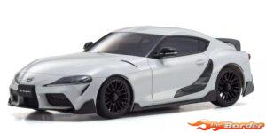 Kyosho Mini-Z Body Set Toyota GR Supra TRD Aero White Metal (N-MM2) MZP165W
