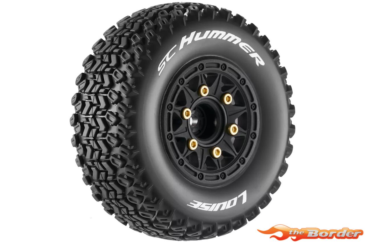 LouiseRC SC-Hummer Traxxas Slash Tires - Removable Hex (12mm, 14mm, 17mm) (F/R) LR-T3224SB