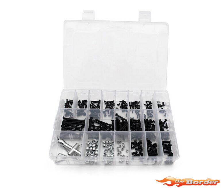 Mondster Schroeven Set met 375 Hex Countersunk Head incl. Doos MD11506