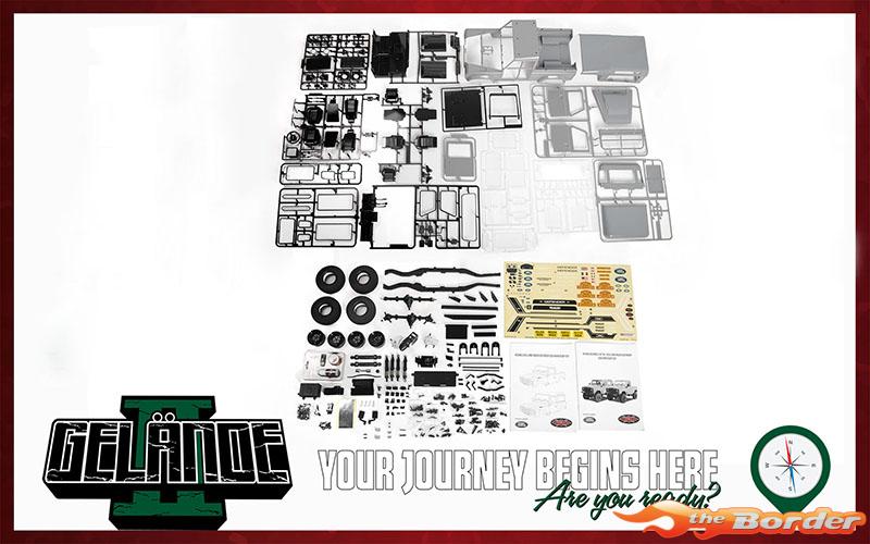 RC4WD Gelande II Kit w/2015 Land Rover Defender D90 Hard Body Set RC4ZRTR0073