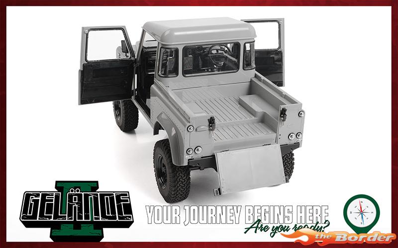 RC4WD Gelande II Kit w/2015 Land Rover Defender D90 Hard Body Set RC4ZRTR0073 - Afbeelding 8