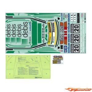 Tamiya Decal Sheet Mercedes-Benz 190E Debis Zakspeed 319495933
