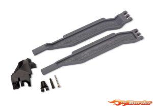 Traxxas Battery Hold-Downs w/Hardware (2) Grijs 9026-SLGRY
