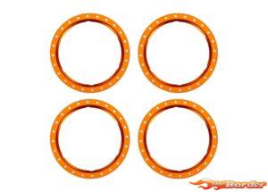 Traxxas Beadlock Rings Orange (Machined Aluminium, 4pcs) 10276-ORNG