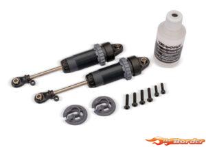 Traxxas Blue Shocks GTR XX-Long Steel Gray 7462-STGRY