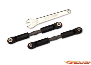 Traxxas Camber Links Rear Steel 73mm, Long, Steel, Gray (2) 7493-GRAY