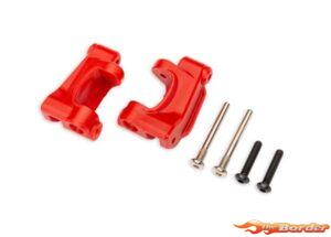 Traxxas Caster Blocks (L&R) EHD - Rood 9136X-RED
