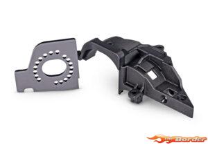 Traxxas Gray Aluminium Motor Plate & Gear Cover (Mini XRT) 10769R