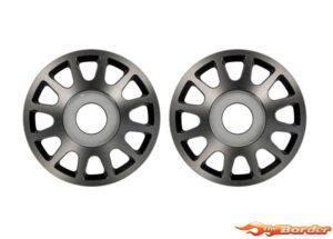 Traxxas Method Race Wheels 2Pcs (Alu, Gray anodized) (Beadlock rings seperate) 10274-GRAY