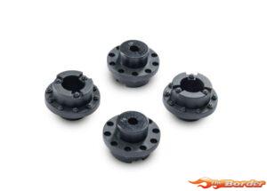 Traxxas Wheel Center Caps (Slate Gray) (4) 9075-SLGRY