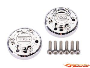 Traxxas X-Truck Chrome Center Caps (2) 7625