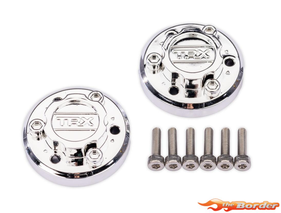 Traxxas X-Truck Chrome Center Caps (2) 7625