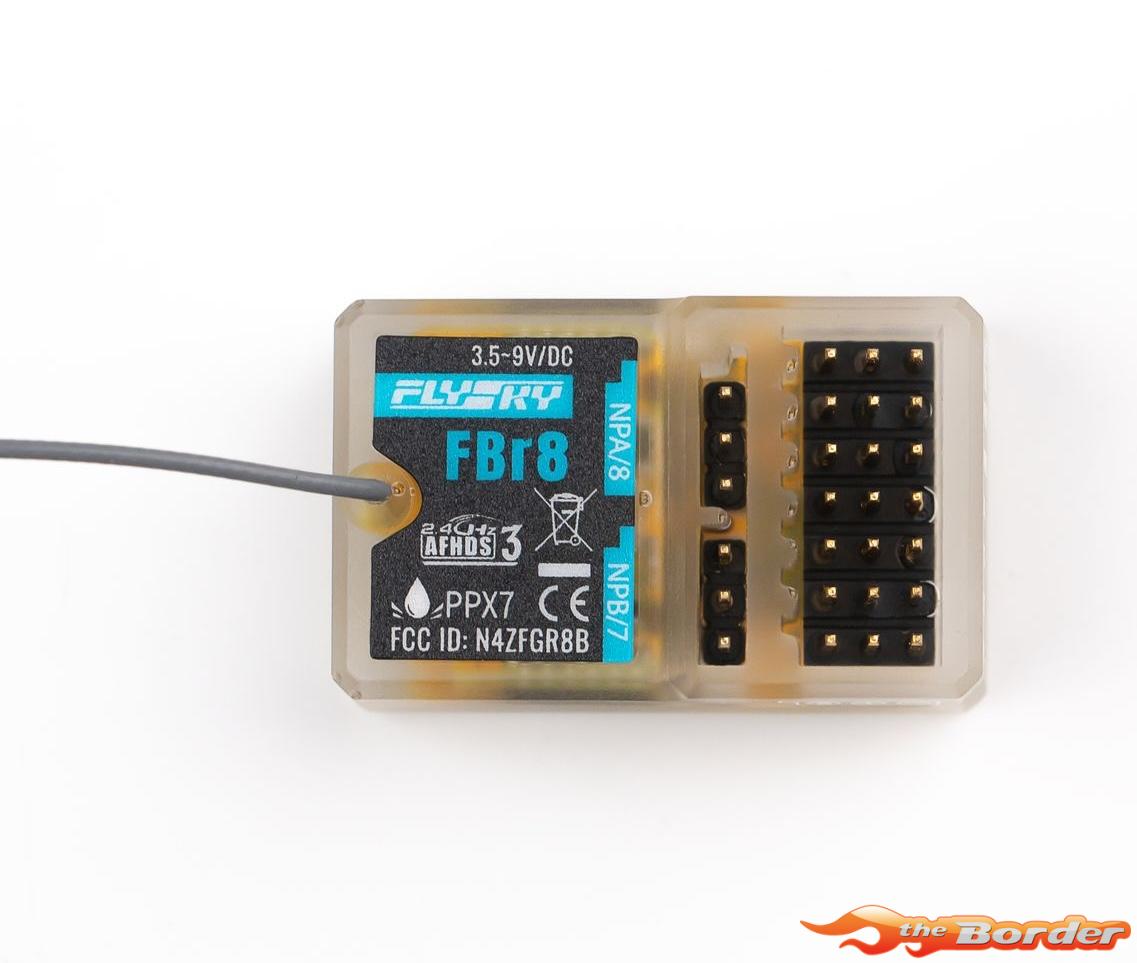 FlySky FBr8 Short Antenna AFHDS3 Receiver 8Ch FS104