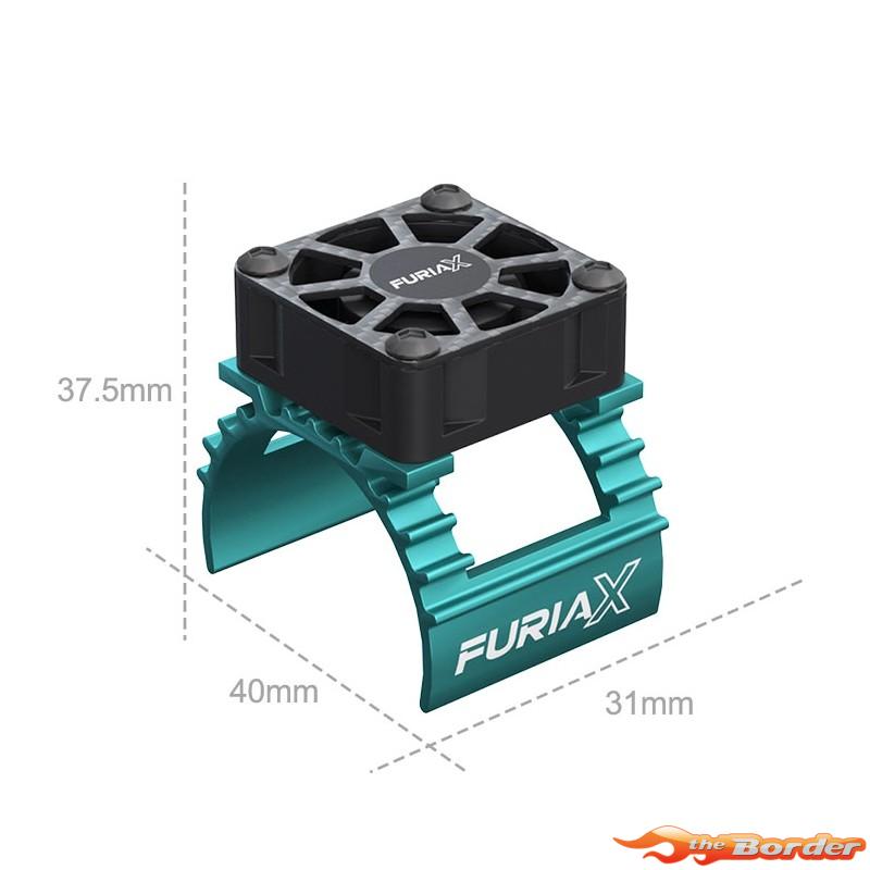 SkyRC FuriaX Aluminium CoolSink 1/10 Motor Fan Kit Green (30mm) 400038-02 - Afbeelding 2